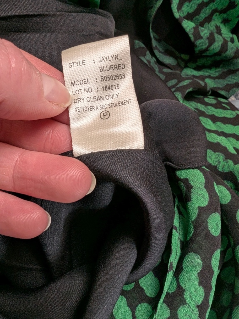 Theory Jaylyn Blurred Green Mini Dress Drop Waist Draped Size 2 - Picture 12 of 13